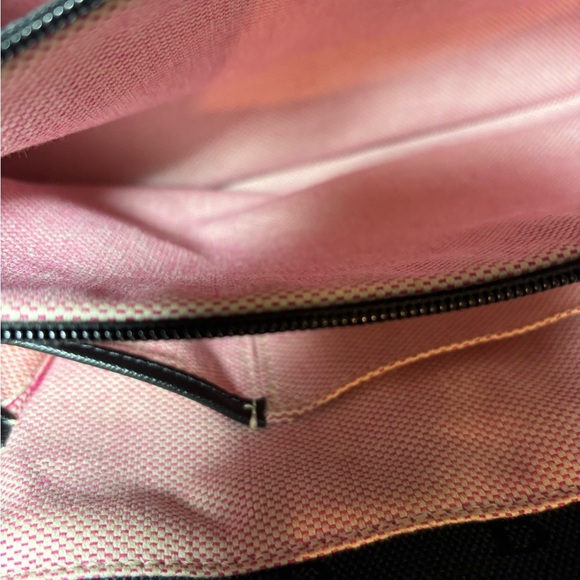 Dooney & Bourke Vintage Black Monogram Large Canvas Purse Shoulder Bag #K8918219 - Picture 8 of 13